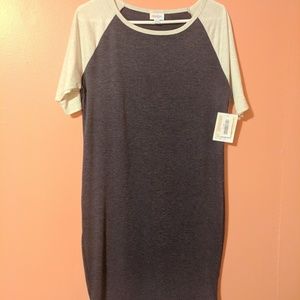 LulaRoe tshirt dress style julia siza large